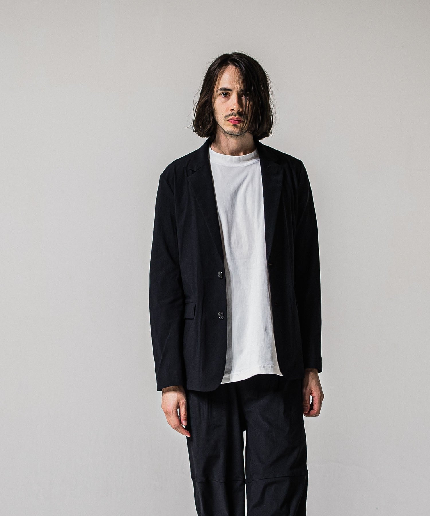 GARY loose JACKET NYLONBK