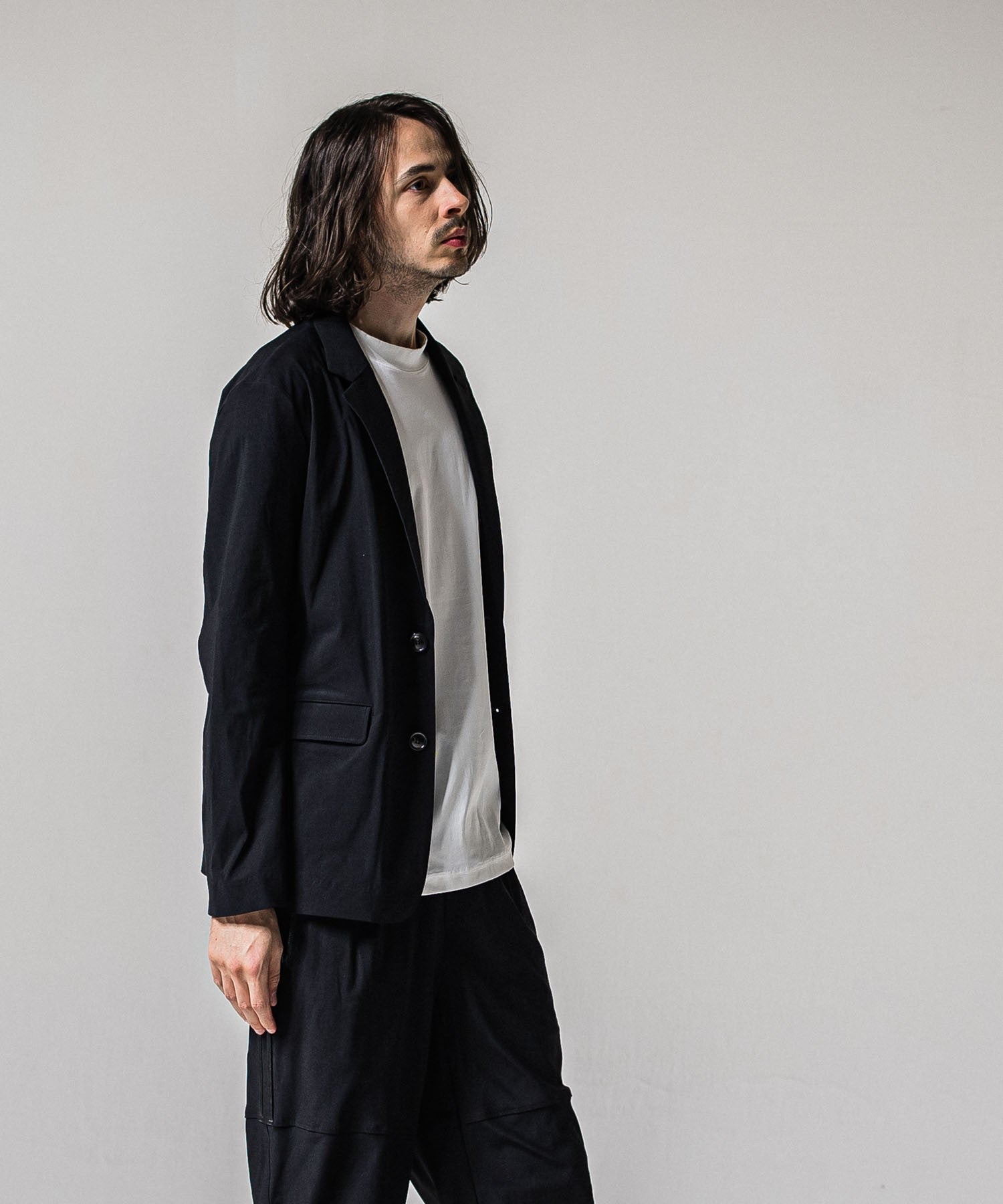 GARY loose JACKET NYLONBK