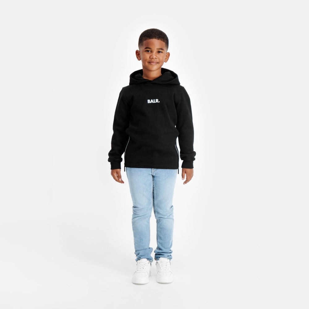 Q-SERIES STRAIGHT CLASSIC HOODIE KIDS B7261.1005 フーディー / BLACK