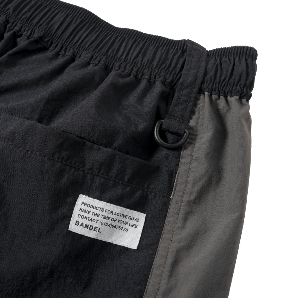 BANDEL バンデル ショートパンツ セットアップ NYLON BAGGY SHORTS BNS-3SAHP BLACK ブラック
