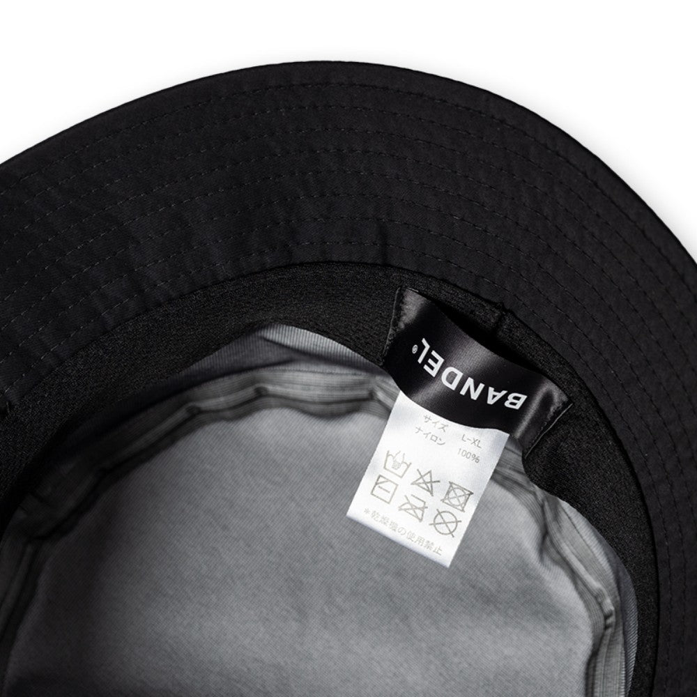 BANDEL バンデル バケットハット B WATER REPELLENT BUCKETHAT BUCKETHAT BLACK ブラック