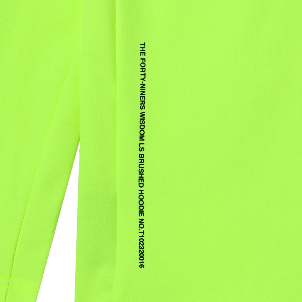 LS BRUSHED HOODIE T102320016 フーディー / YELLOW