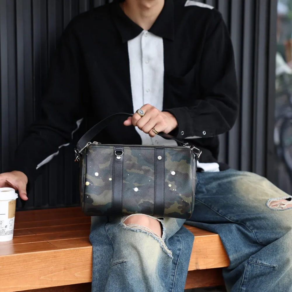 GENTIL BANDIT ジャンティバンティ ミニボストンバッグ GB2003BCM BLACKxCAMO