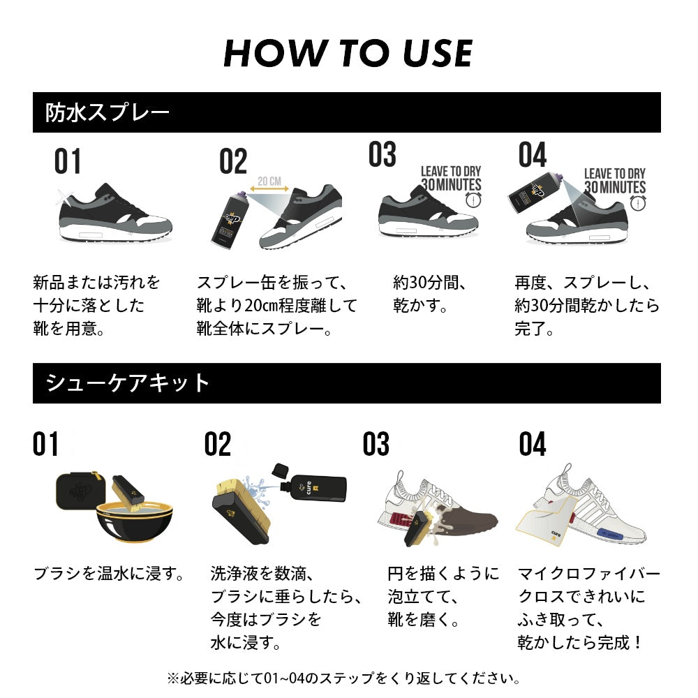 Crep Protect クレップ プロテクト チューブパック 5点セット