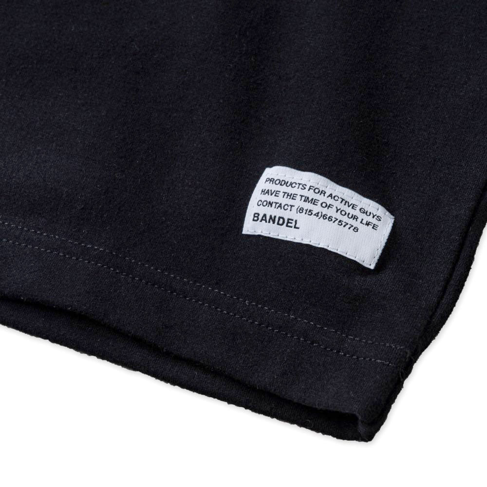 BANDEL バンデル ロンT Woven Label BAN-LT021 BLACK ブラック