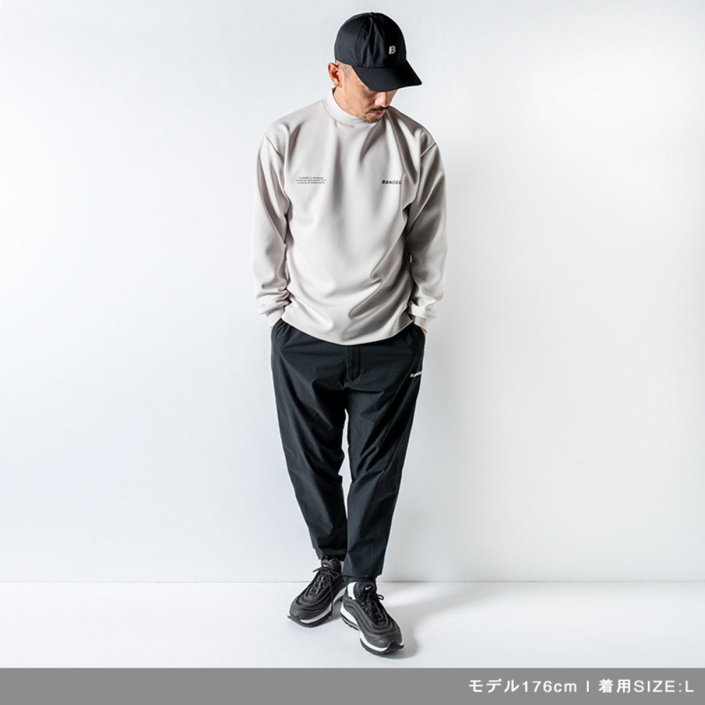 BANDEL バンデル モックネック CONCEPT NOTES L/S MOCK NECK BEIGE ベージュ