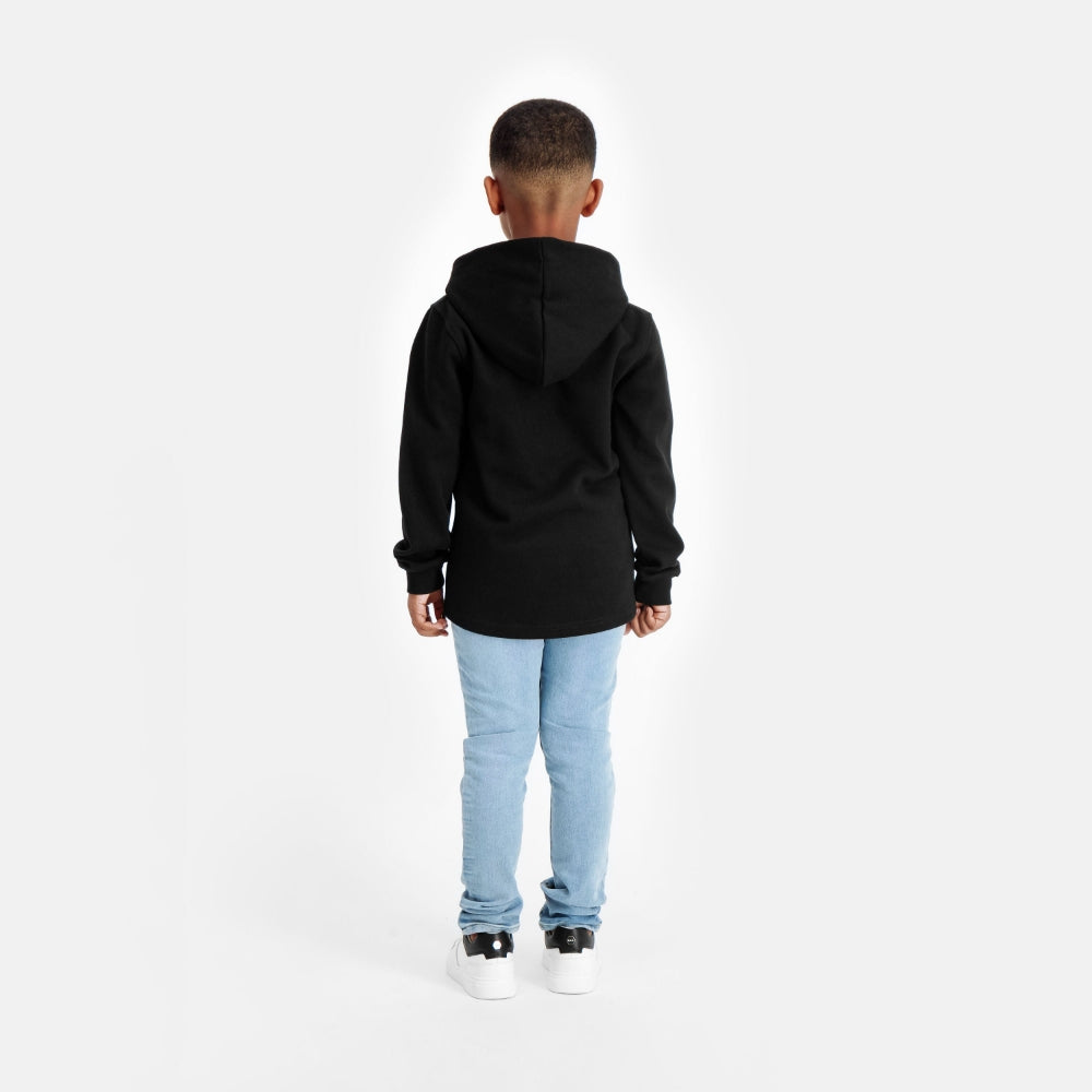 Q-SERIES STRAIGHT CLASSIC HOODIE KIDS B7261.1005 フーディー / BLACK