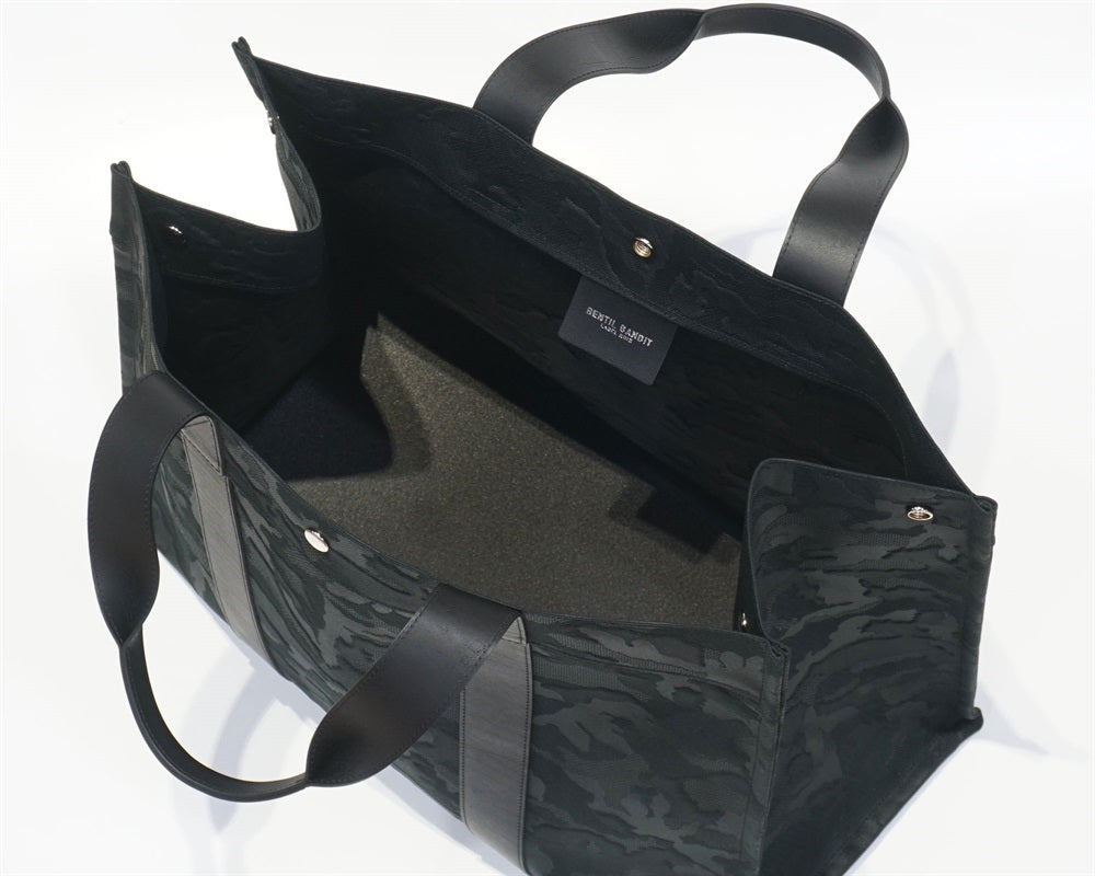 GENTIL BANDIT ジャンティバンティ LABEL NOIR トートバッグ スクエアキャンバス GM BLACK NO24-GM-BLK