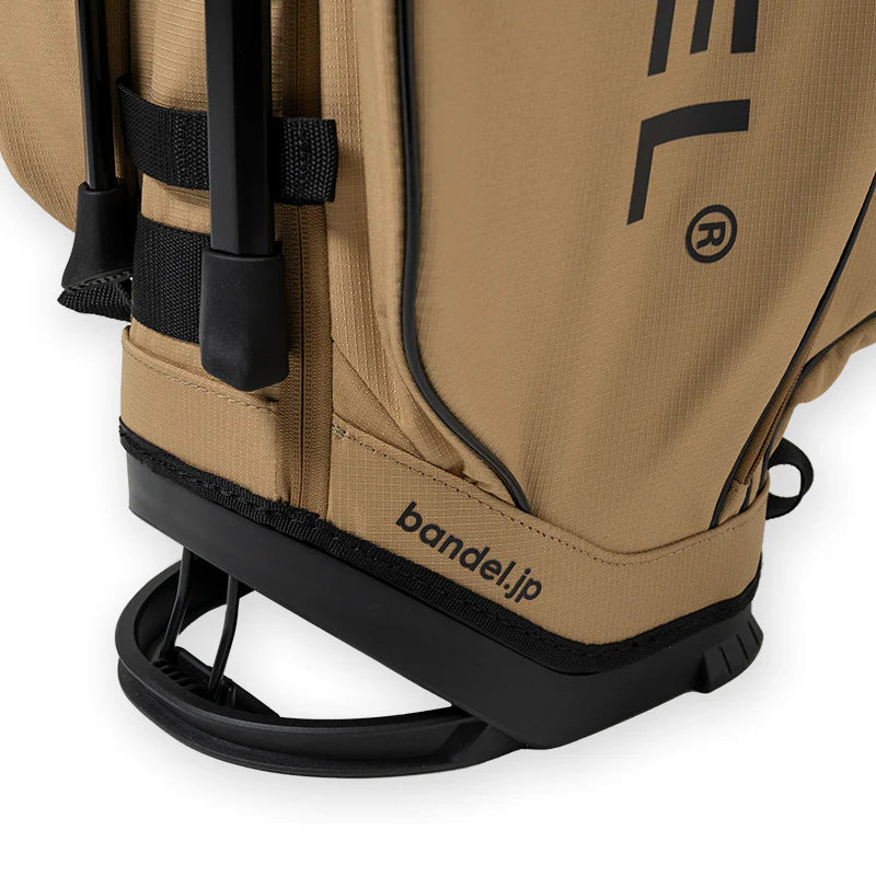 BANDEL × elitegrips D-Type 9.5inch キャディバッグ BGE-6SCB スタンド仕様 軽量 / BEIGE