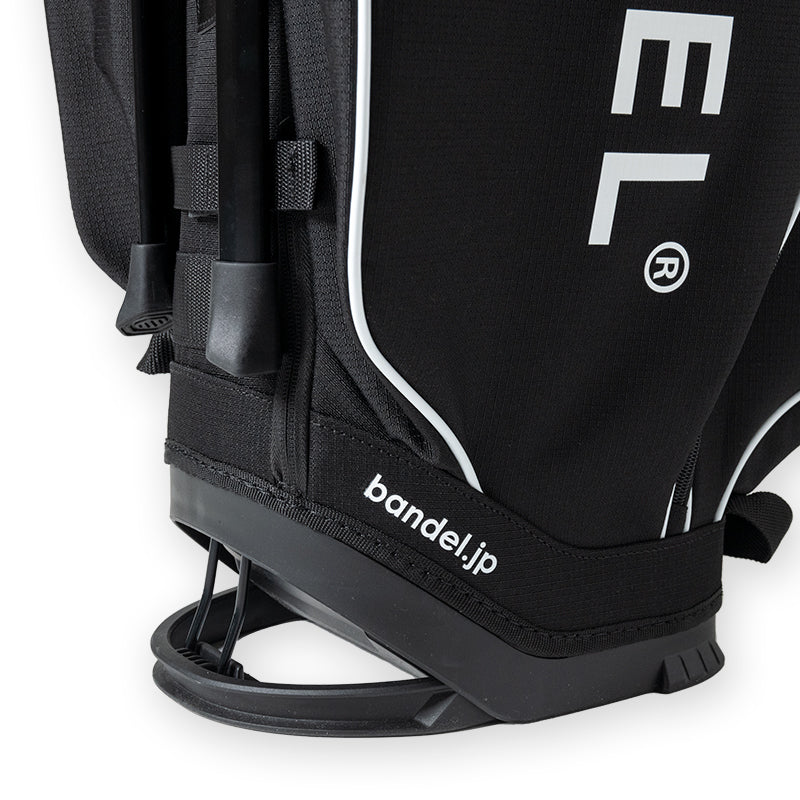 BANDEL × elitegrips D-Type 9.5inch キャディバッグ BGE-6SCB スタンド仕様 軽量 / BLACK