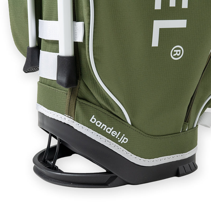 BANDEL × elitegrips D-Type 9.5inch キャディバッグ BGE-6SCB スタンド仕様 軽量 / KHAKI