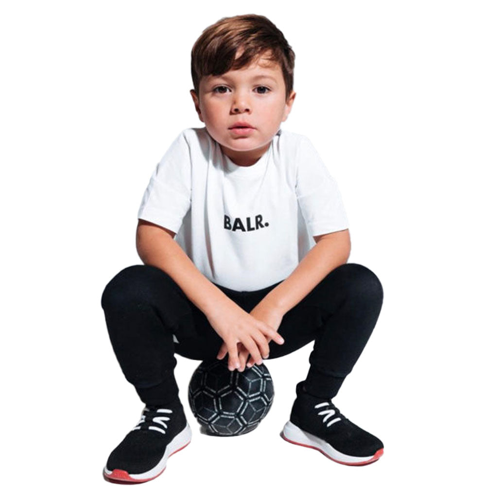 BRAND CREW NECK SWEATER B10221 キッズスウェット / GREY