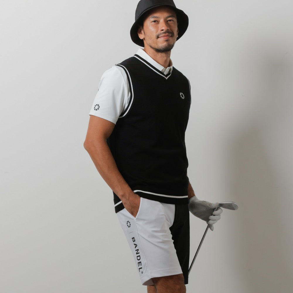 BANDEL GOLF バンデルゴルフ ベスト BASIC V NECK KNIT VEST BGI-3SBKV BLACK ブラック