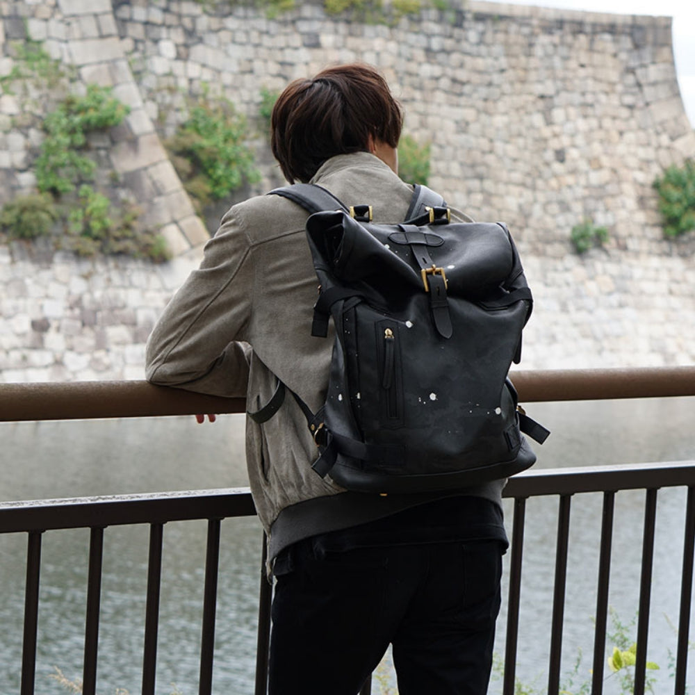 GENTIL BANDIT ジャンティバンティ ロールトップバックパック ブラックカモ GB1997-BP-BCM BLACKxCAMO