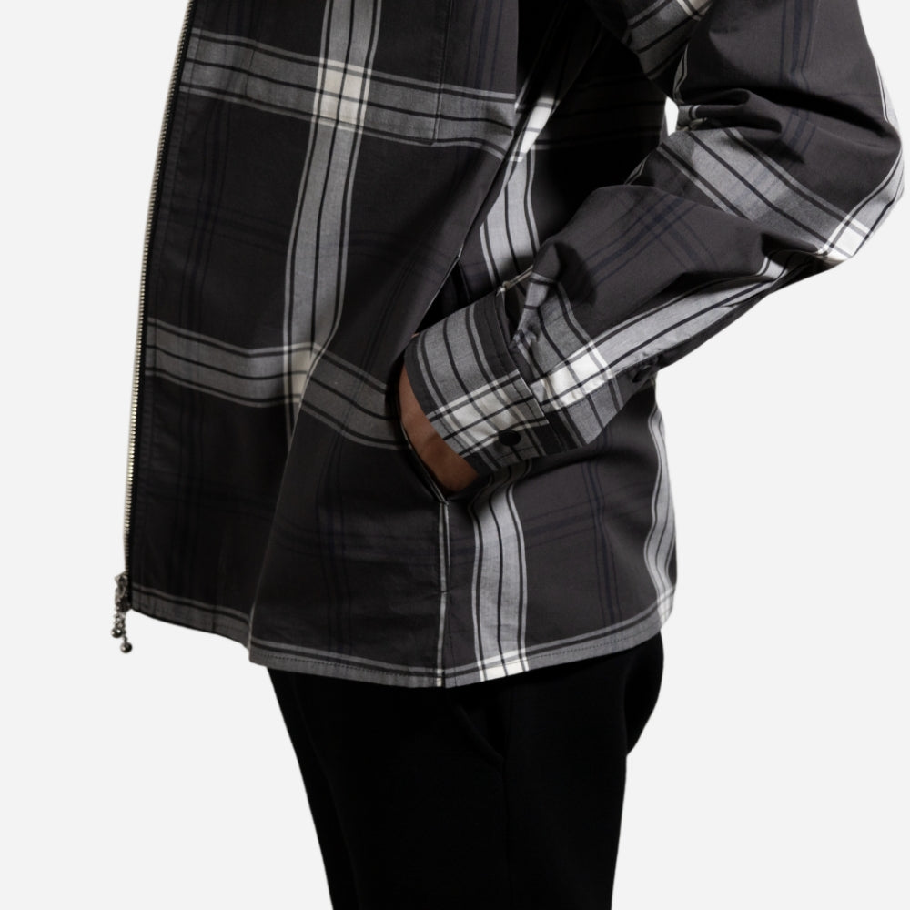 RESOUND CLOTHING リサウンド クロージング シャツジャケット CheckShirt JACKET RC27-SH-002 BLACK 【TRANSIT別注モデル】