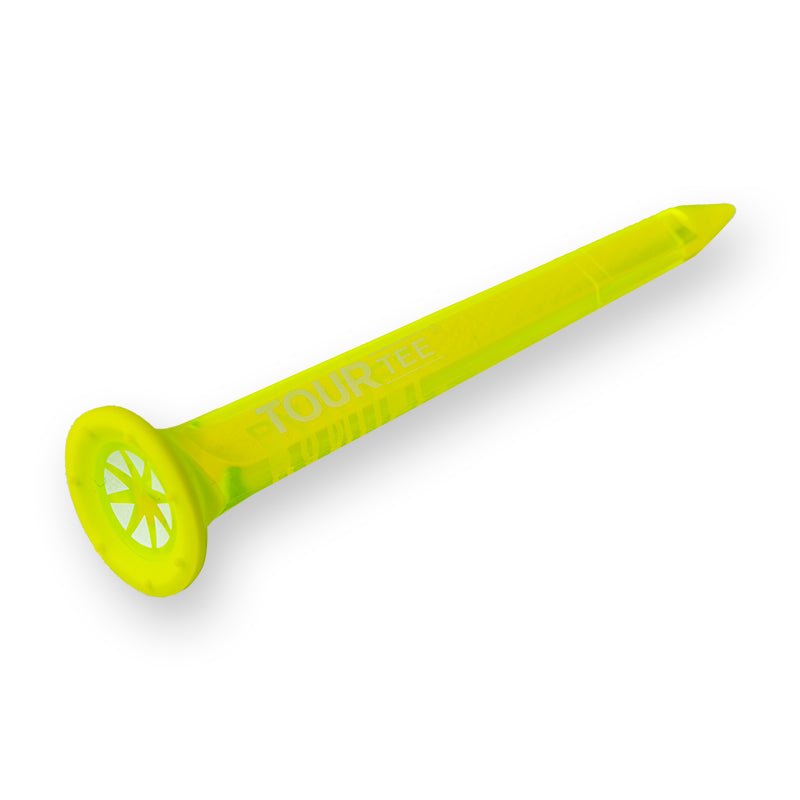 TOURTEE LONG 4 pieces set BG-TTL01-4 ツアーティー ロング 4本 特殊ラバー加工 / Neon Yellow