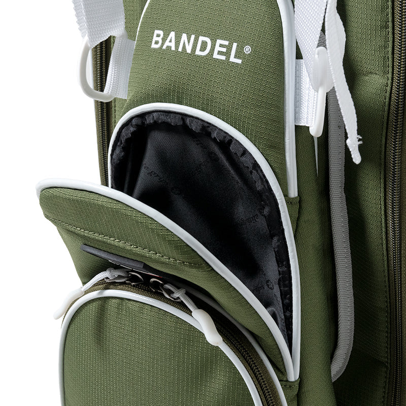 BANDEL × elitegrips D-Type 9.5inch キャディバッグ BGE-6SCB スタンド仕様 軽量 / KHAKI