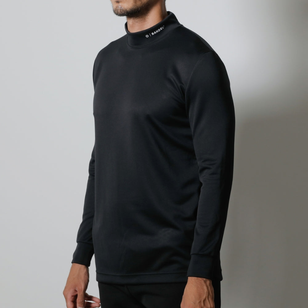 BANDEL GOLF バンデルゴルフ モックネック ロング BASIC L/S MOCK T SHIRTS BGI-BLSM BLACK ブラック