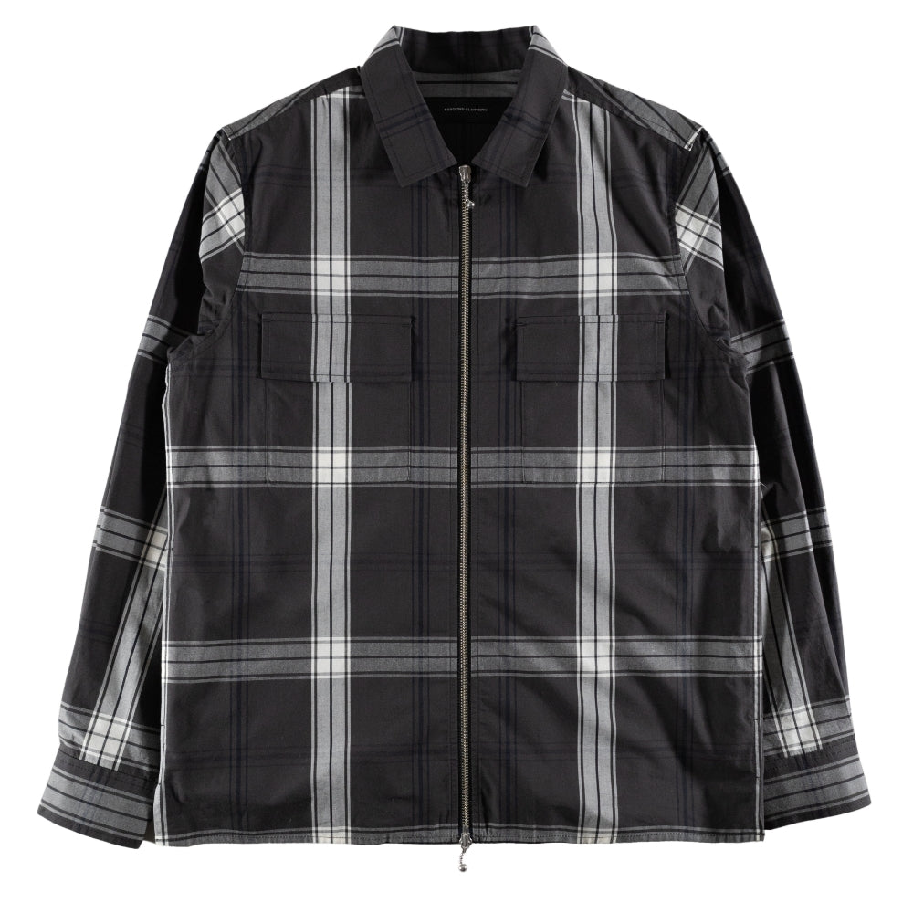 RESOUND CLOTHING リサウンド クロージング シャツジャケット CheckShirt JACKET RC27-SH-002 BLACK 【TRANSIT別注モデル】