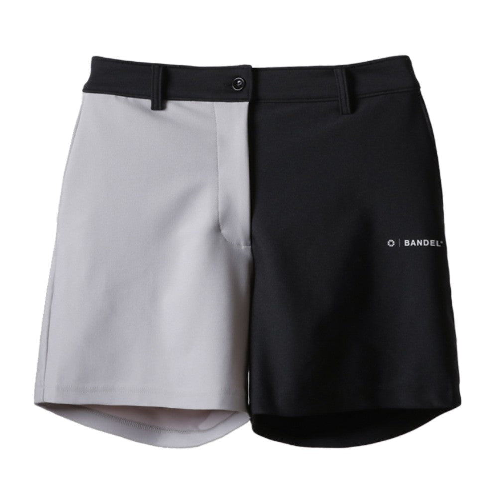 BANDEL GOLF バンデルゴルフ ショートパンツ WOMENS BASIC COMBINATIONSHORT BGI-W3SCHP BLACK GREY ブラック グレー
