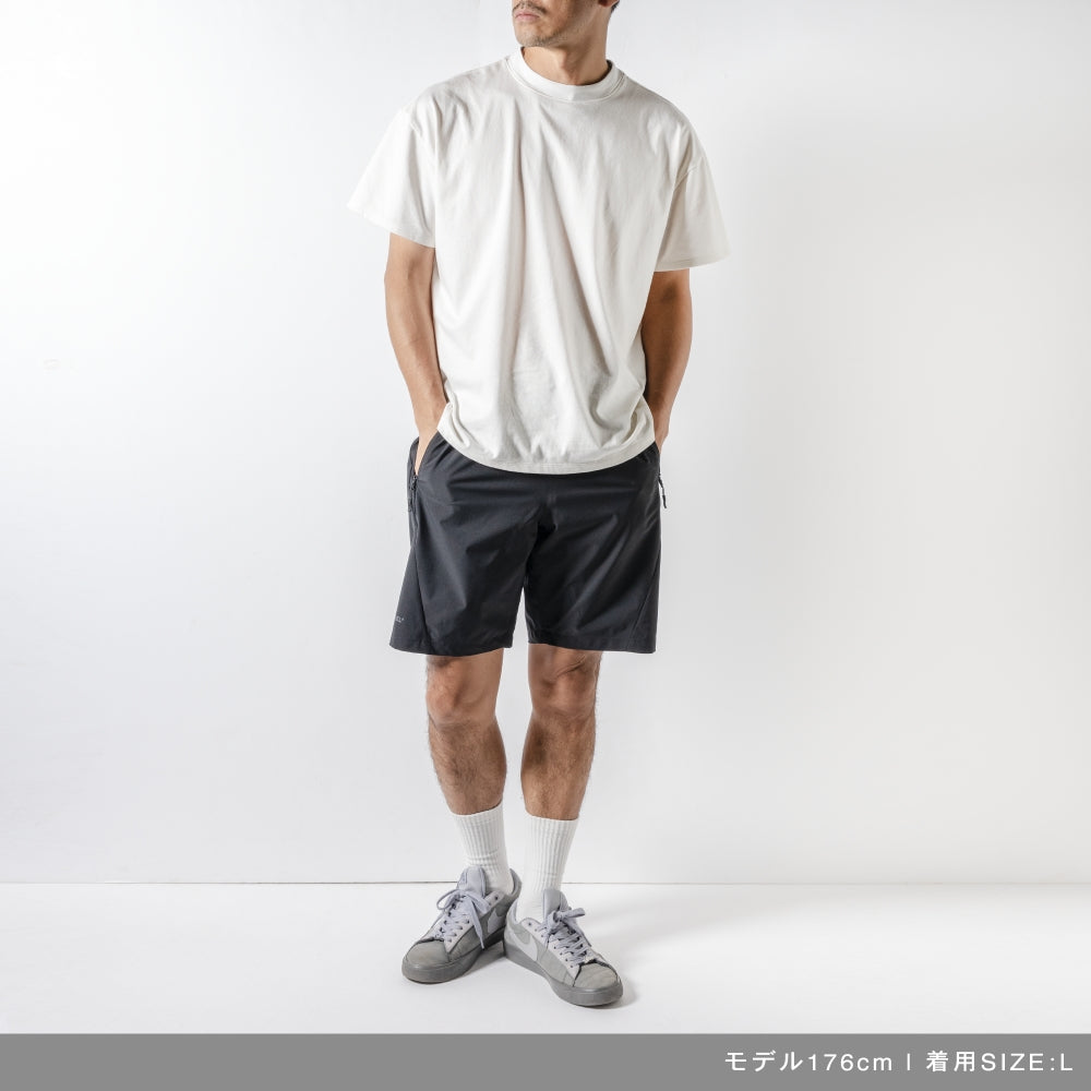 BANDEL バンデル ショートパンツ セットアップ WATER REPELLENT STRETCH SHORTS BLACK ブラック