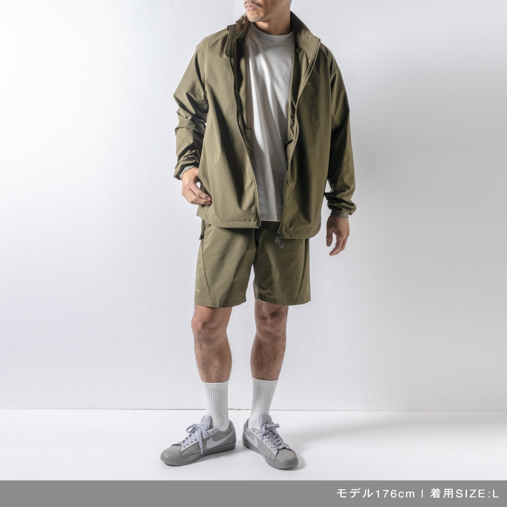 BANDEL バンデル ショートパンツ セットアップ WATER REPELLENT STRETCH SHORTS BNS-3SPSP KAHKI カーキ