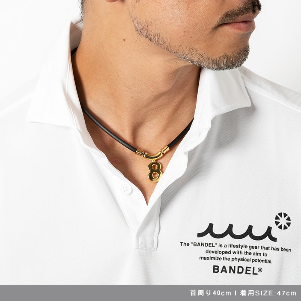 BANDEL muta バンデル ムータ ネックレス Healthcare Necklace Eight HLCNE-MT BLACK GOLD ブラック ゴールド