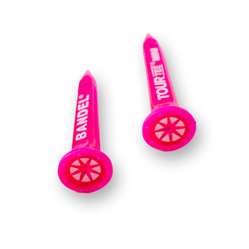 TOURTEE SHORT 5 pieces set BG-TTS01-5 ツアーティー ショート 5本 特殊ラバー加工 / Neon Pink