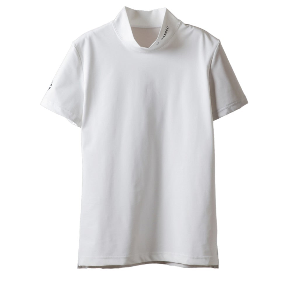 BANDEL GOLF バンデルゴルフ モックネック WOMENS BASIC COMBINATION BGI-W3SCMC WHITE GREY ホワイト グレー