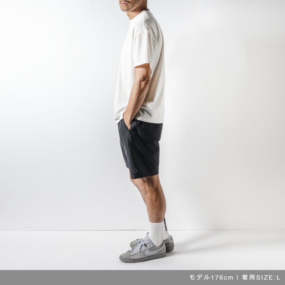BANDEL バンデル ショートパンツ セットアップ WATER REPELLENT STRETCH SHORTS BLACK ブラック