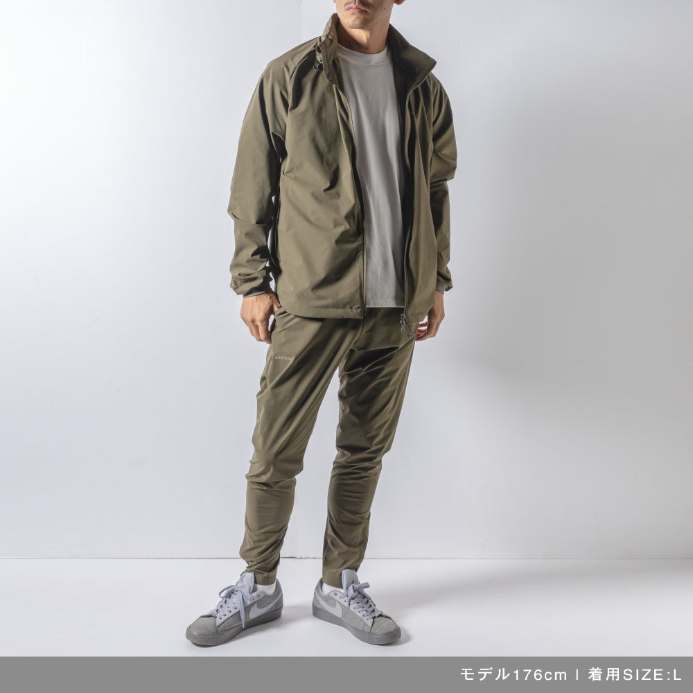 BANDEL バンデル ロングパンツ WATER REPELLENT STRETCH TAPERED PANTS BNS-3SPLP KAHKI カーキ