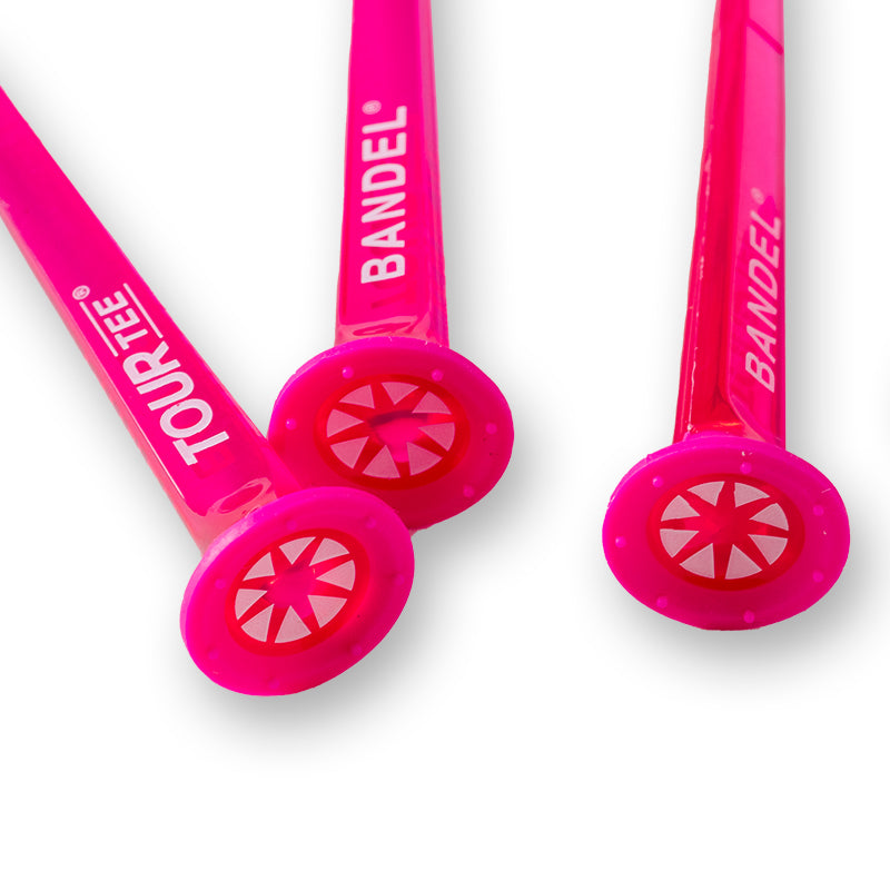 TOURTEE LONG 4 pieces set BG-TTL01-4 ツアーティー ロング 4本 特殊ラバー加工 / Neon Pink
