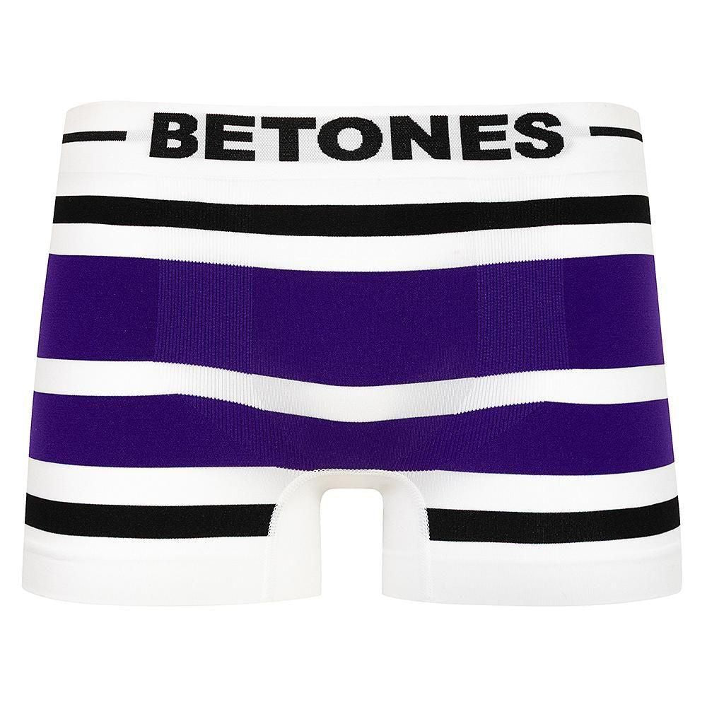 BETONES ビトーンズ ボクサーパンツ AKER B001 BLACKxPURPLE