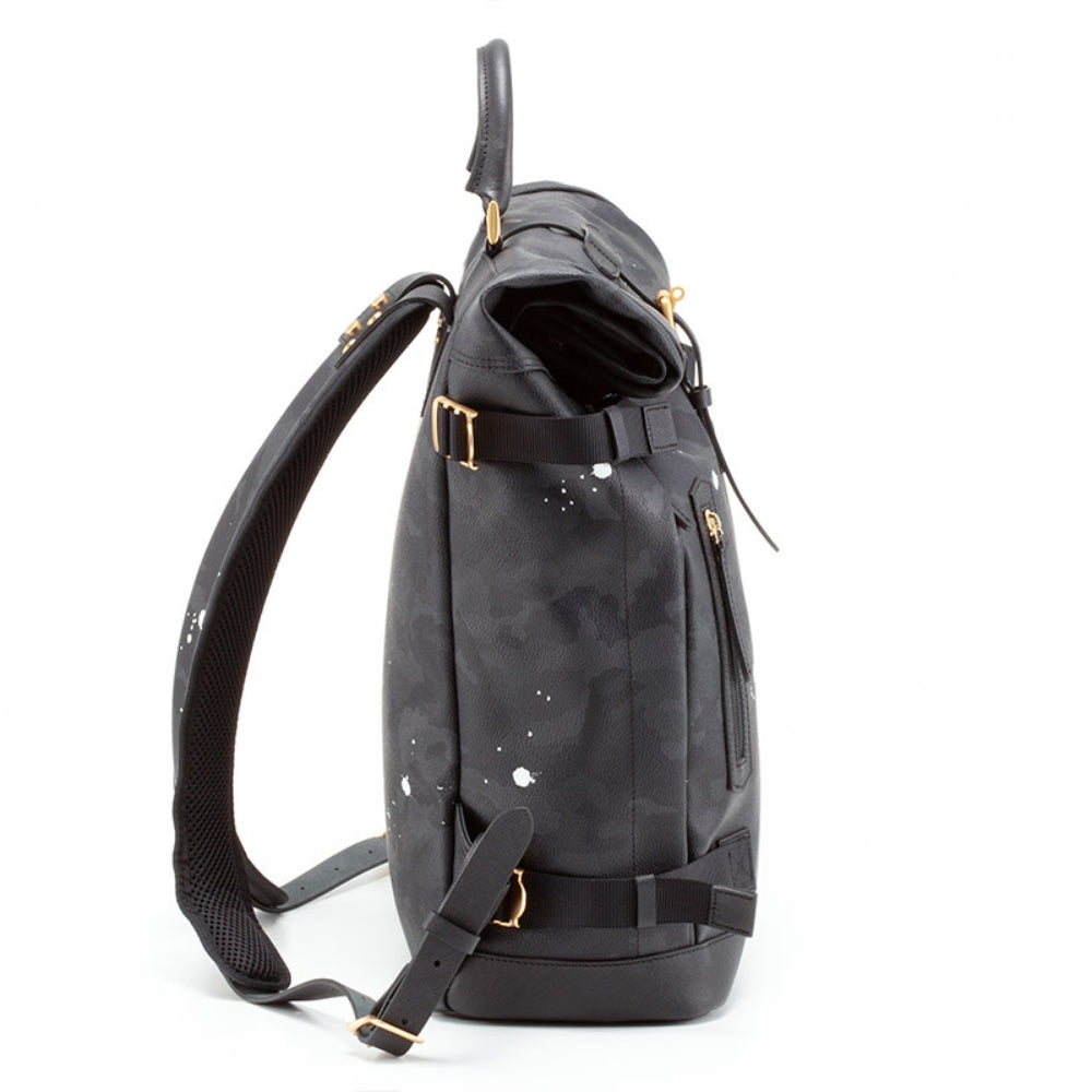 GENTIL BANDIT ジャンティバンティ ロールトップバックパック ブラックカモ GB1997-BP-BCM BLACKxCAMO