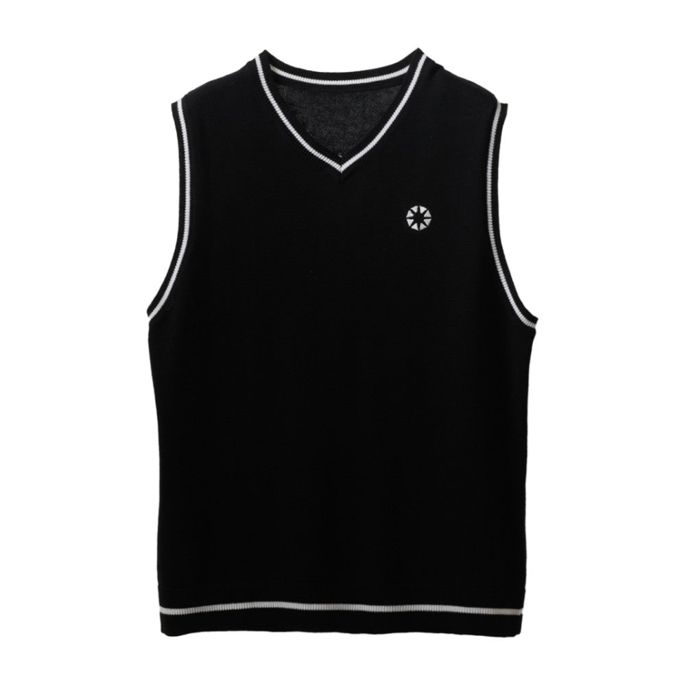 BANDEL GOLF バンデルゴルフ ベスト BASIC V NECK KNIT VEST BGI-3SBKV BLACK ブラック