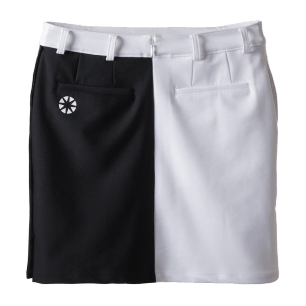 BANDEL GOLF バンデルゴルフ スカート WOMENS BASIC COMBINATIONSKIRT BGI-W3SCSK WHITE BLACK ホワイト ブラック