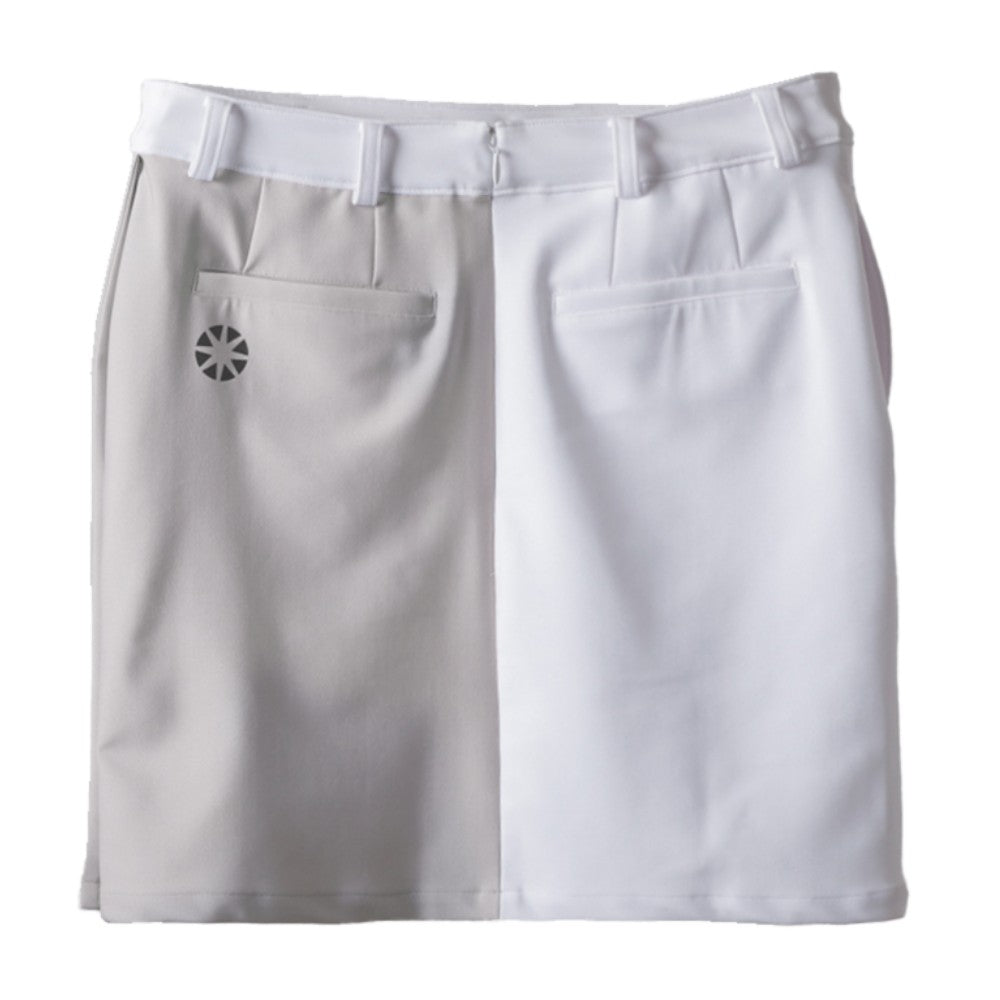 BANDEL GOLF バンデルゴルフ スカート WOMENS BASIC COMBINATIONSKIRT BGI-W3SCSK WHITE GREY ホワイト グレー