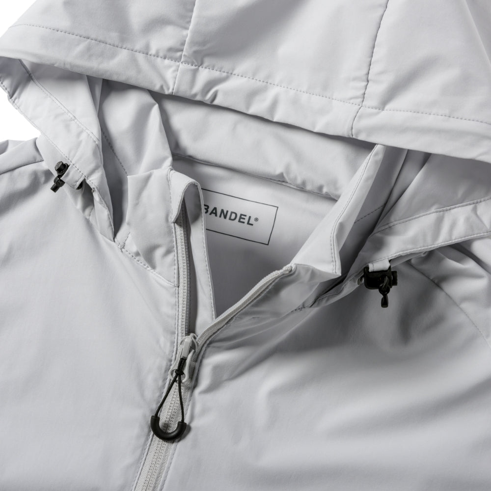 BANDEL バンデル フーディー WATER REPELLENT STRETCH HOODED BLOUSON BNS-3SPHD LIGHT GREY ライトグレー