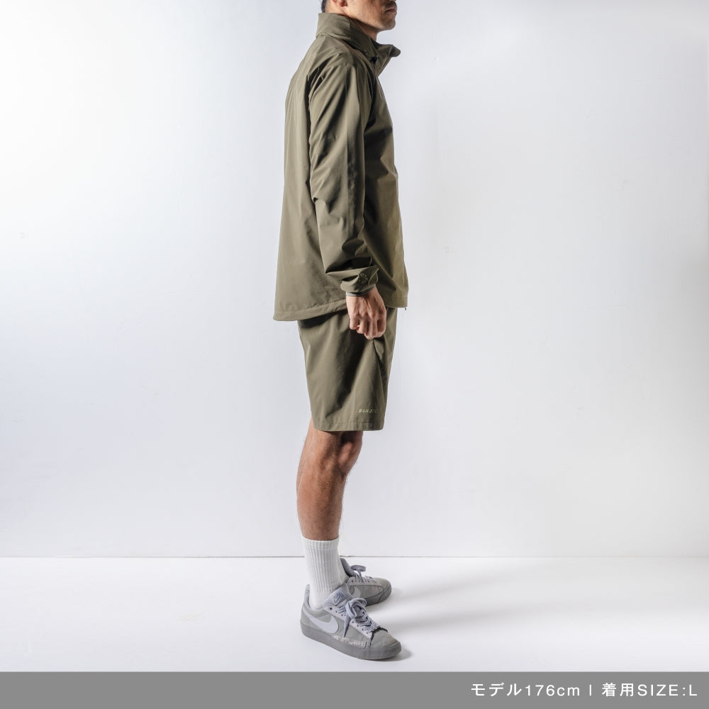 BANDEL バンデル ショートパンツ セットアップ WATER REPELLENT STRETCH SHORTS BNS-3SPSP KAHKI カーキ