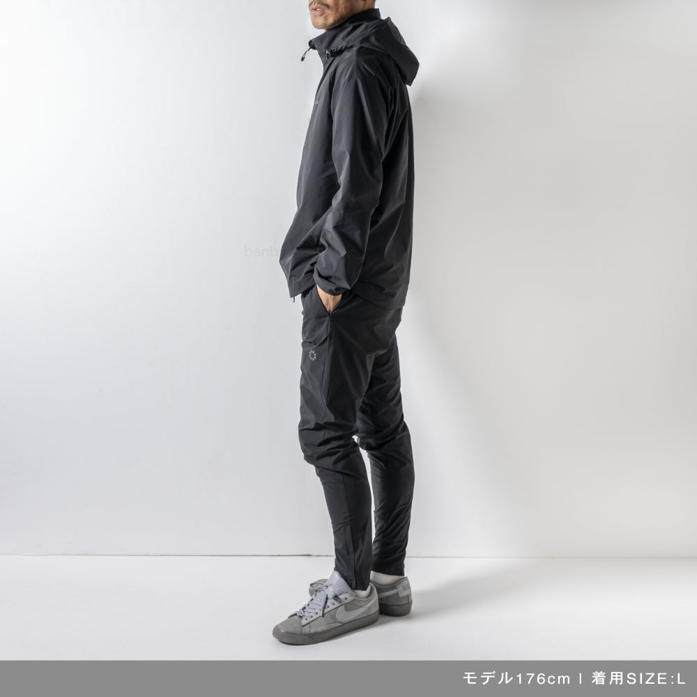BANDEL バンデル ロングパンツ WATER REPELLENT STRETCH TAPERED PANTS BNS-3SPLP BLACK ブラック