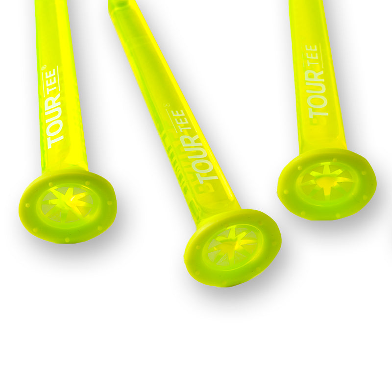 TOURTEE LONG 4 pieces set BG-TTL01-4 ツアーティー ロング 4本 特殊ラバー加工 / Neon Yellow