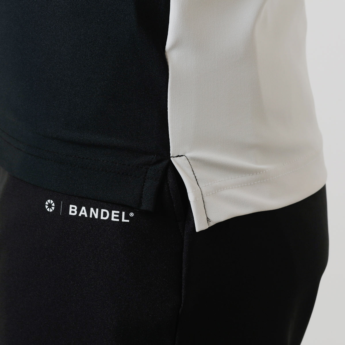 BANDEL GOLF バンデルゴルフ モックネック WOMENS BASIC COMBINATION BGI-W3SCMC BLACK GREY ブラック グレー