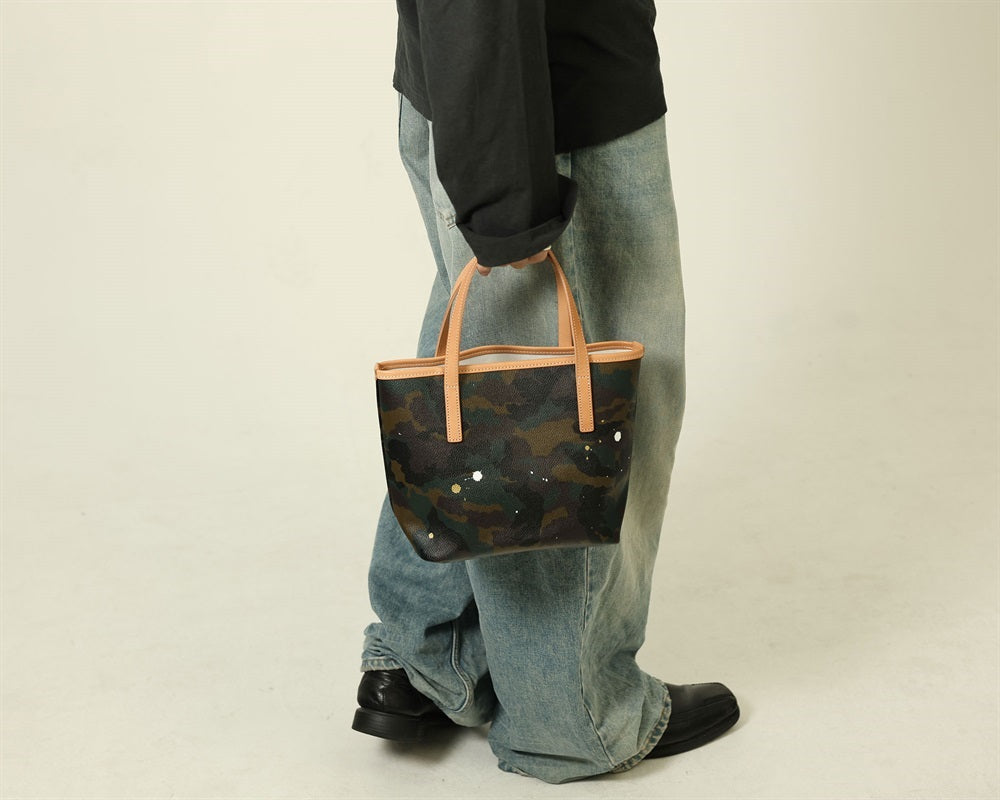 GENTIL BANDIT ジャンティバンティ ートバッグ PM カーキカモ GB1981-PM-TAN KHAKI CAMO×TAN