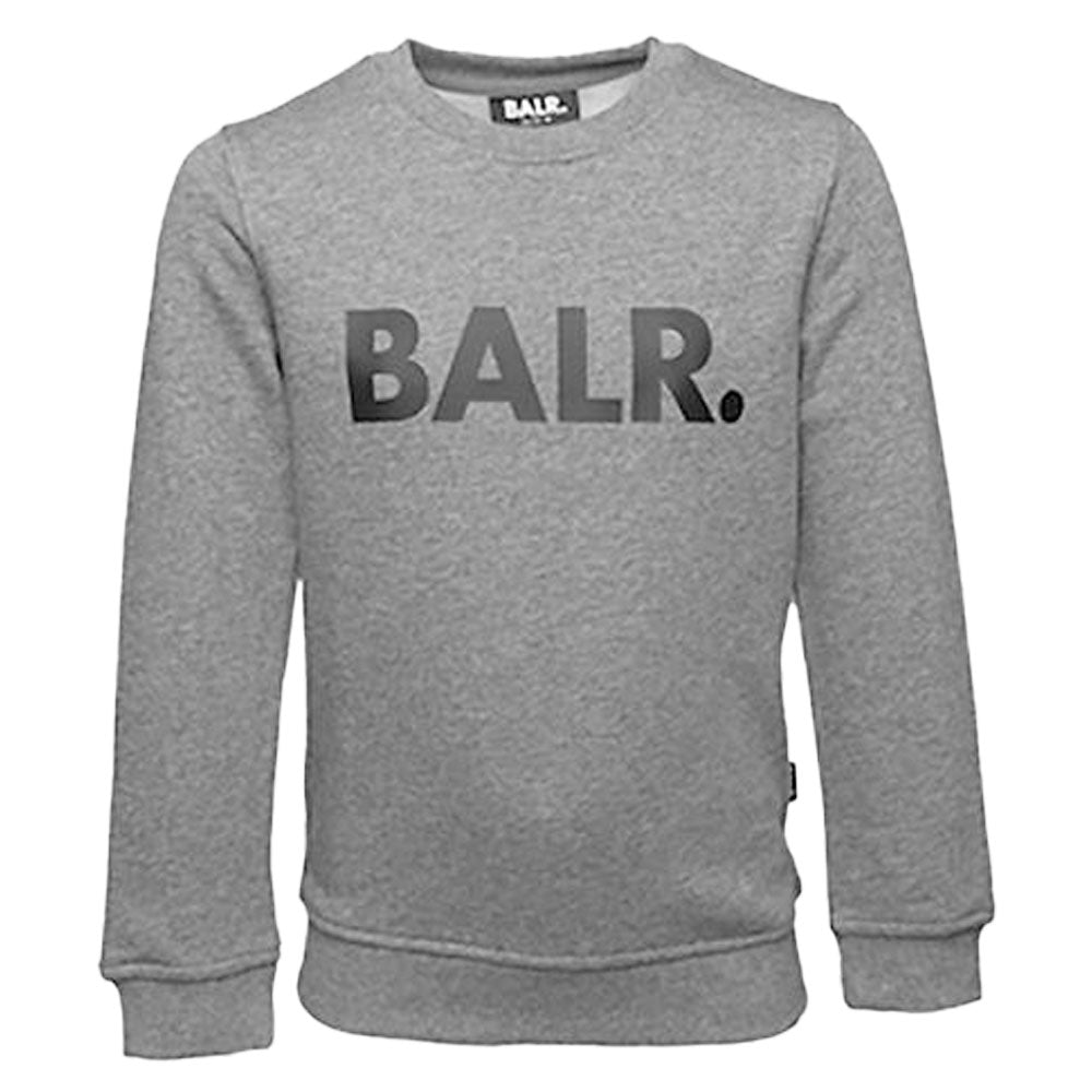 BRAND CREW NECK SWEATER B10221 キッズスウェット / GREY