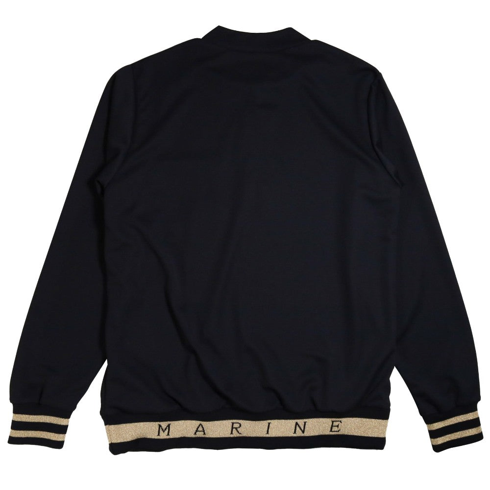 muta MARINE ムータマリン ロンT ヘムリブ モックネックシャツ (長袖) MMJC-446149 BLACK