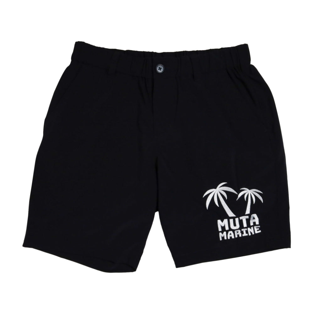 muta MARINE ムータマリン SOLOTEX® Eco-Hybrid ストレッチショートパンツ(パームツリー) MMMK-444153 NAVY