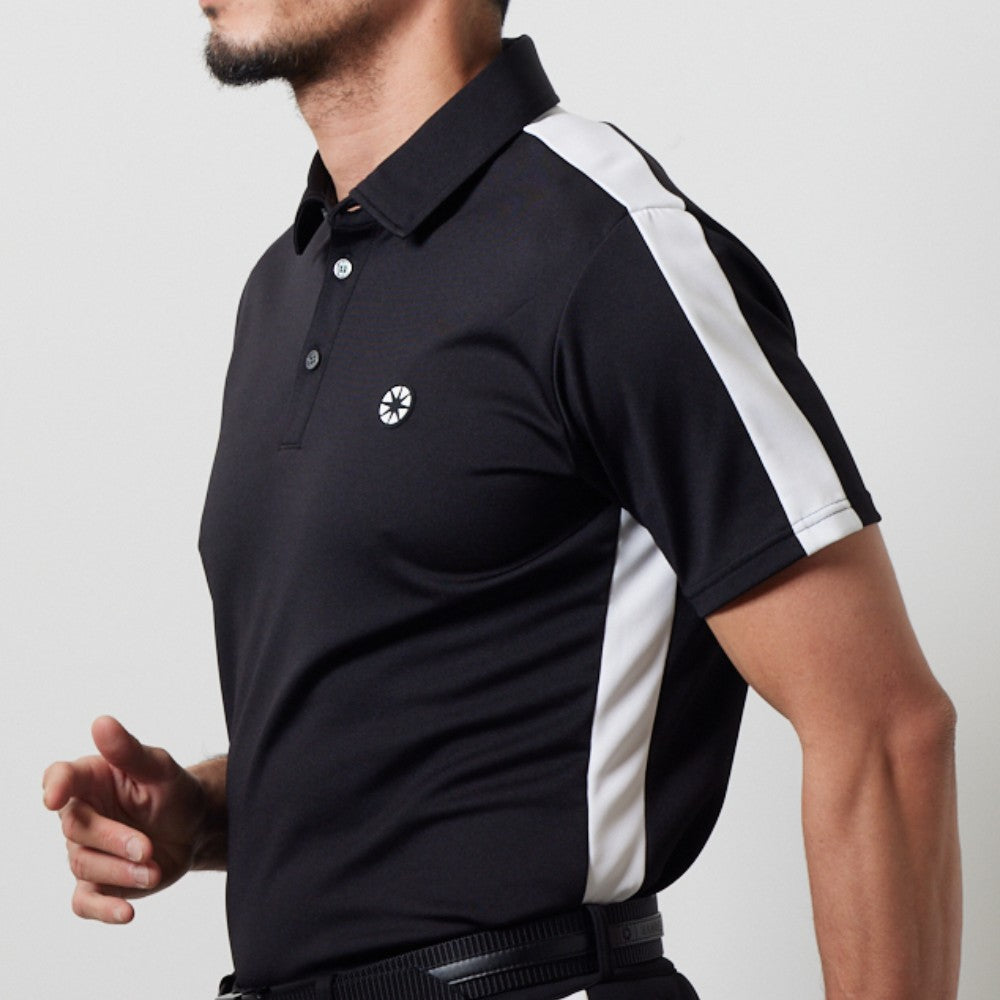 BANDEL GOLF バンデルゴルフ ポロシャツ BICOLOR S/S POLO SHIRTS BGI-3ABSPL ブラック