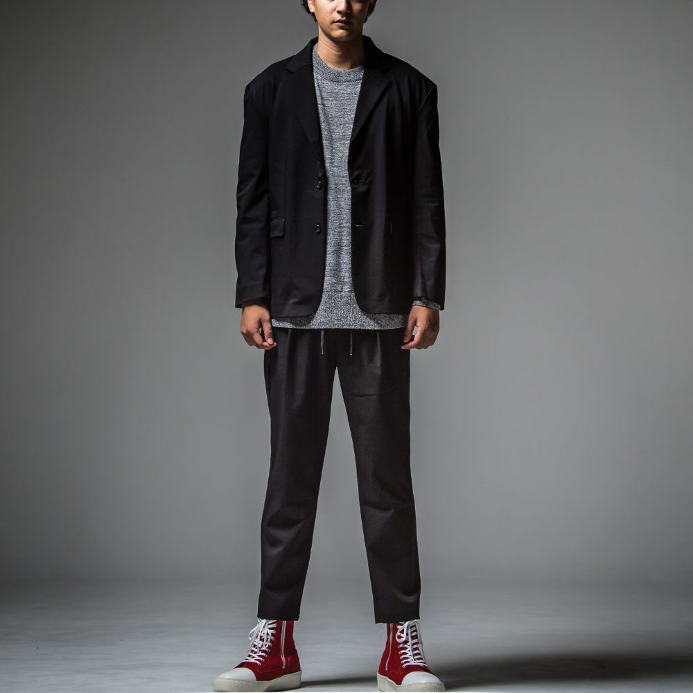 RESOUND CLOTHING リサウンド クロージング ロングパンツ Martin 2TUCK PANTS RC30-ST-035 BLACK