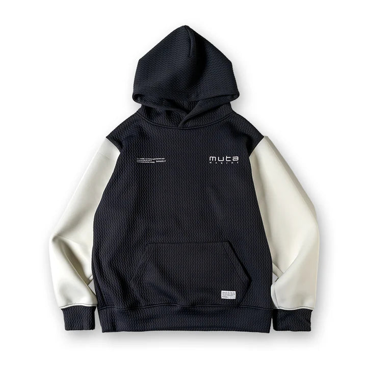 BANDEL×muta BICOLOR PULLOVER HOODIE