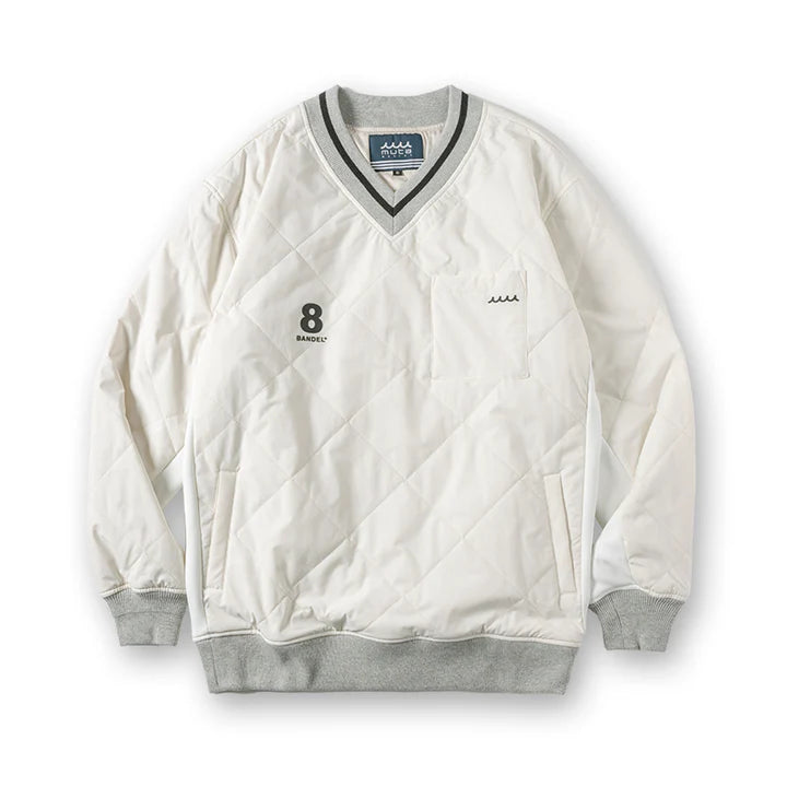 BANDEL×muta DIAMOND QUILT PULLOVER
